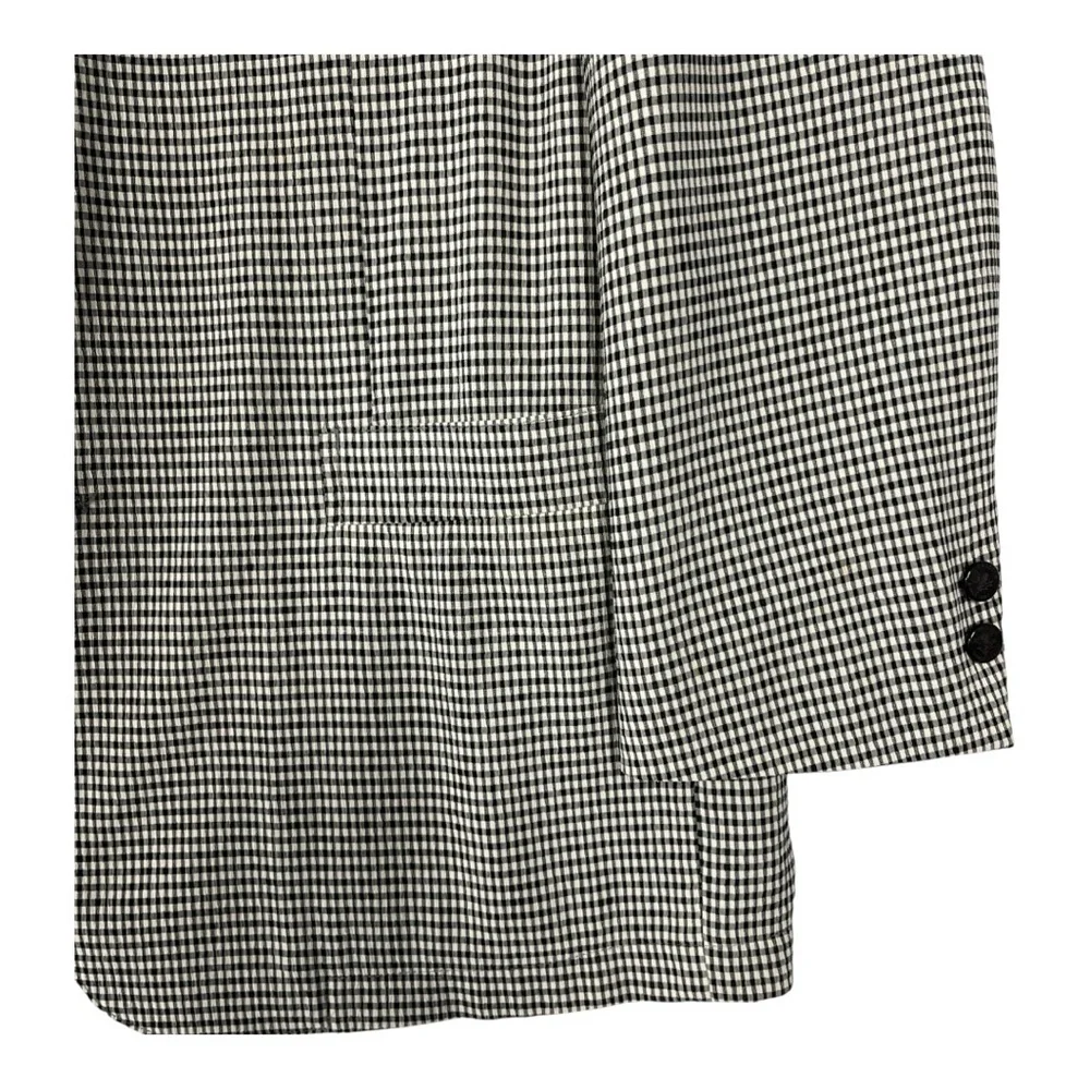 VTG 80s Thistle Harrison’s Bespoke Tailored Check Puckered Sport Jacket XL